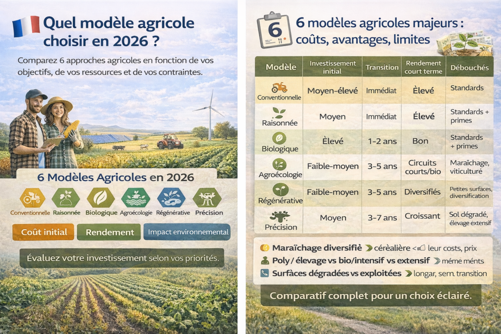 Choisir le modèle agricole en 2026